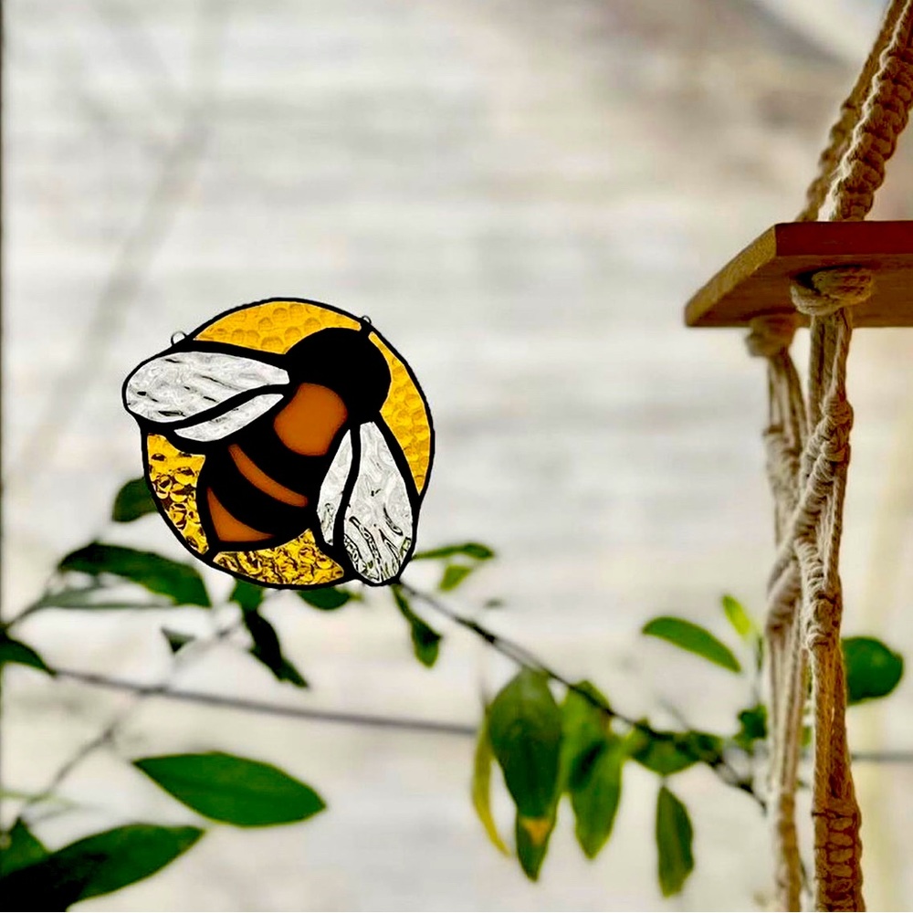 Stained Glass Bee